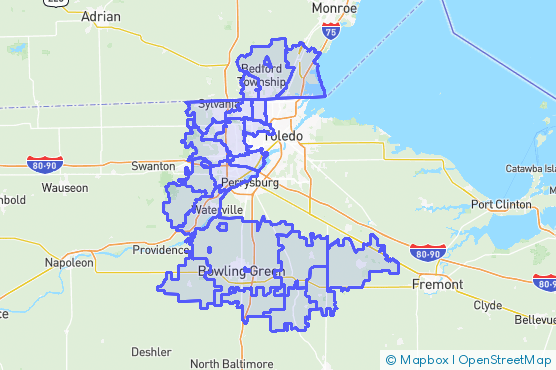 Service Area Map