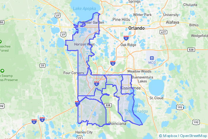 Service Area Map