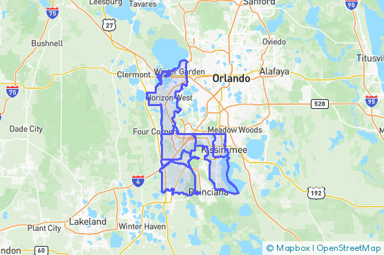 Service Area Map