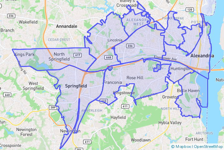 Service Area Map