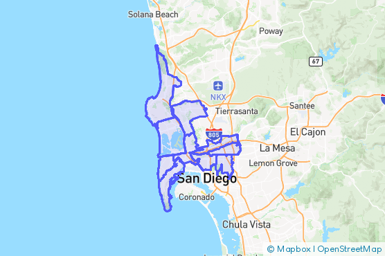 Service Area Map