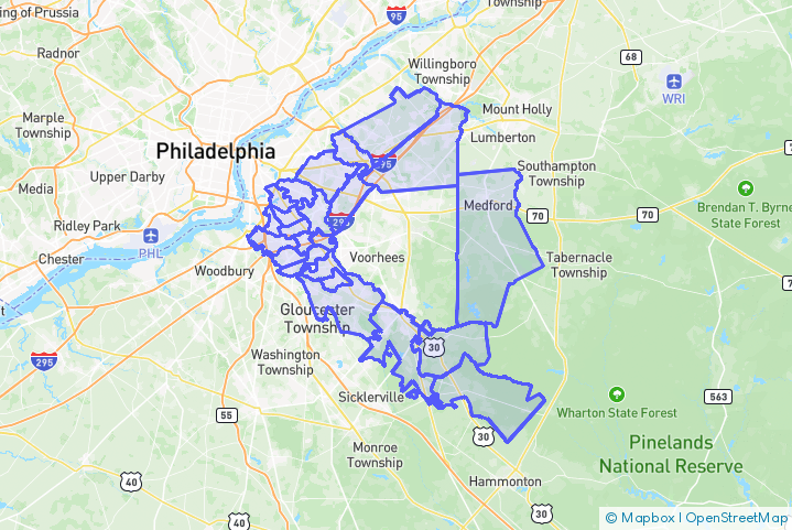 Service Area Map