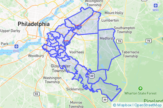 Service Area Map