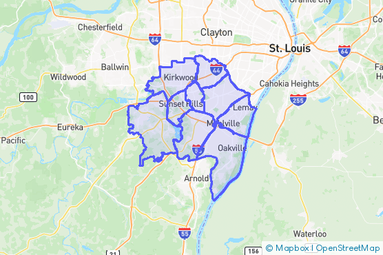 Service Area Map