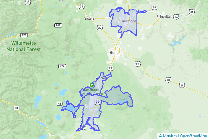 Service Area Map