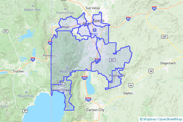 Service Area Map