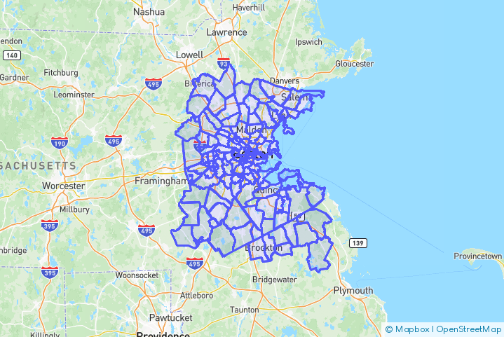 Service Area Map
