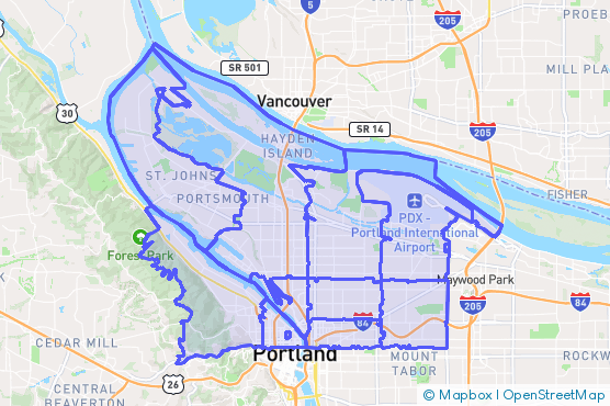 Service Area Map