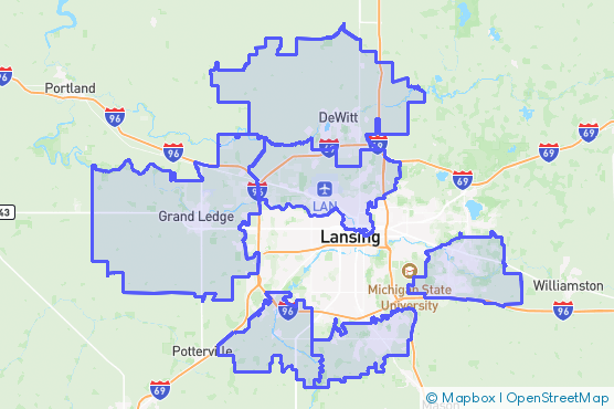 Service Area Map