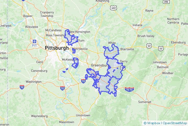 Service Area Map