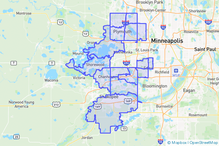 Service Area Map