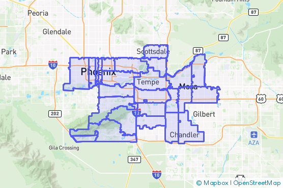 Service Area Map