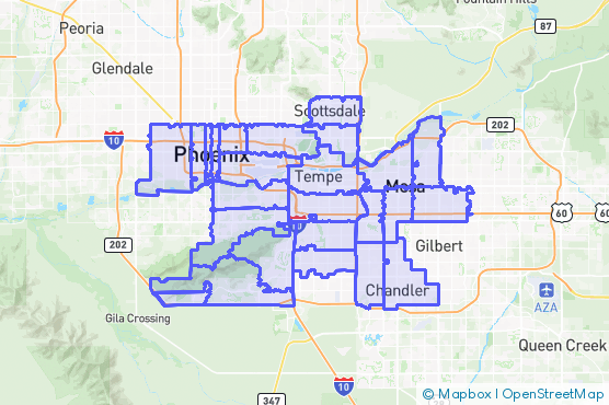 Service Area Map