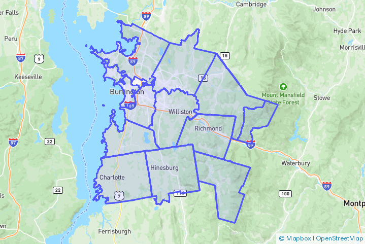 Service Area Map