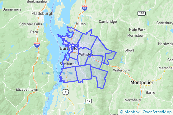 Service Area Map