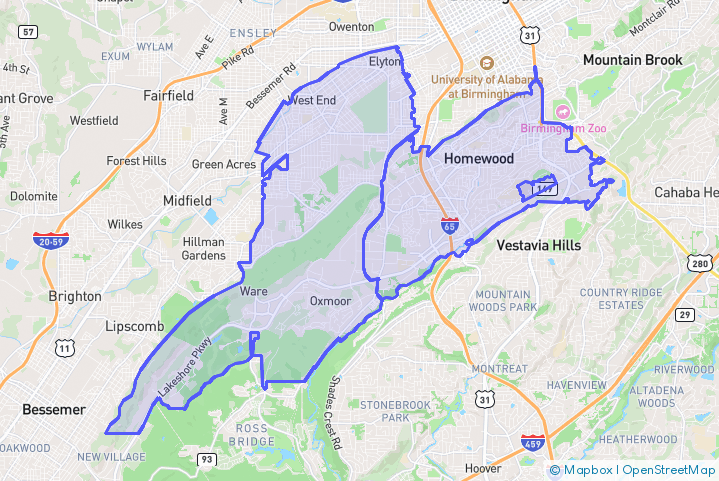Service Area Map