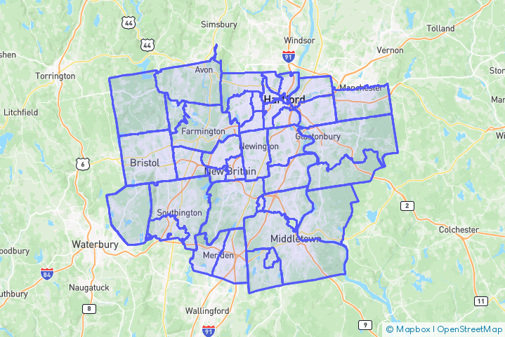 Service Area Map