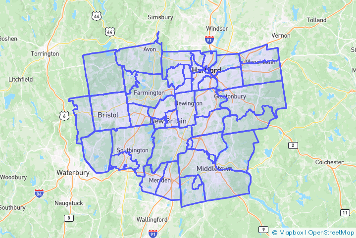 Service Area Map