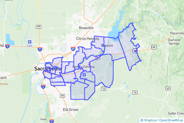 Service Area Map