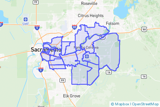 Service Area Map