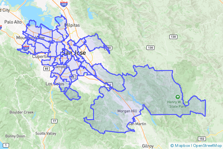 Service Area Map