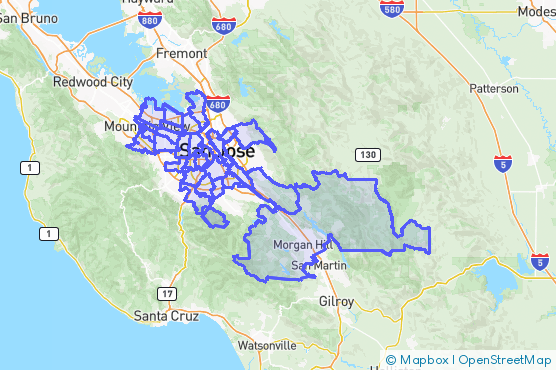 Service Area Map