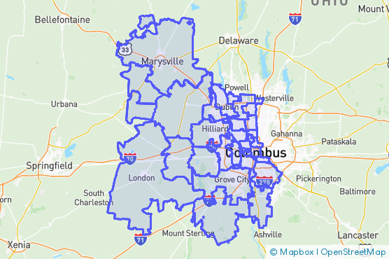 Service Area Map