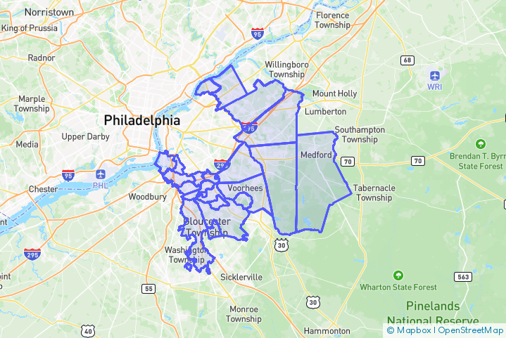 Service Area Map