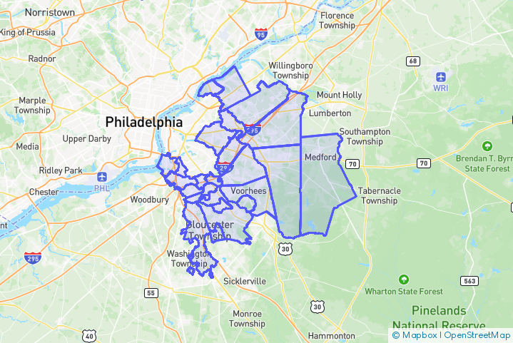 Service Area Map