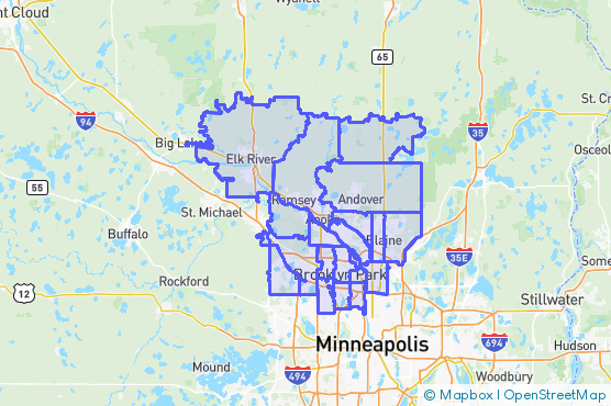 Service Area Map