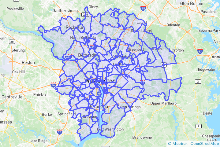 Service Area Map