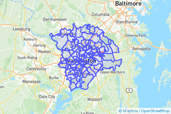 Service Area Map