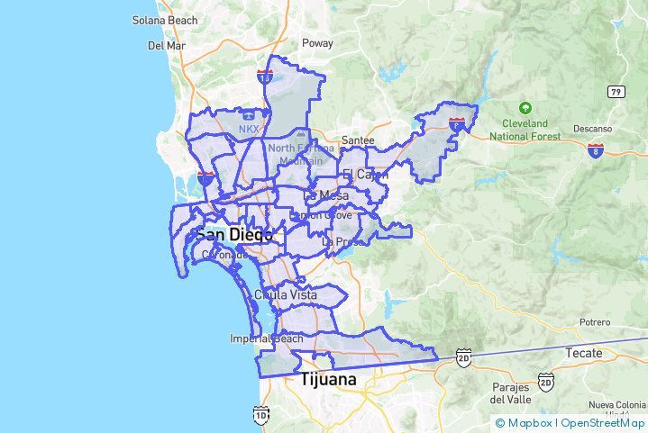 Service Area Map