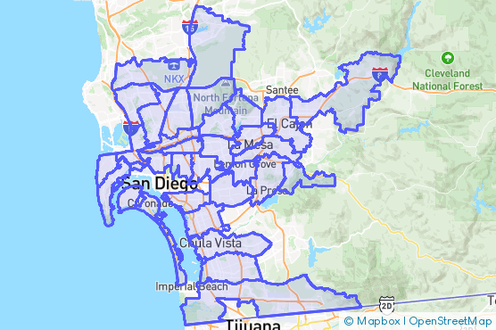 Service Area Map