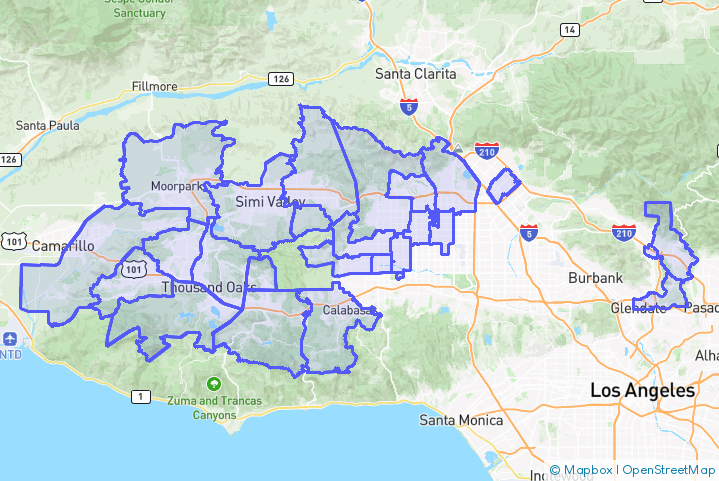 Service Area Map