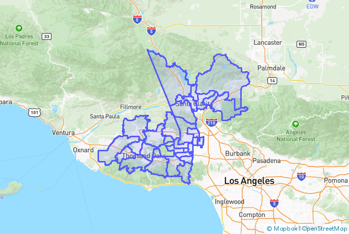 Service Area Map