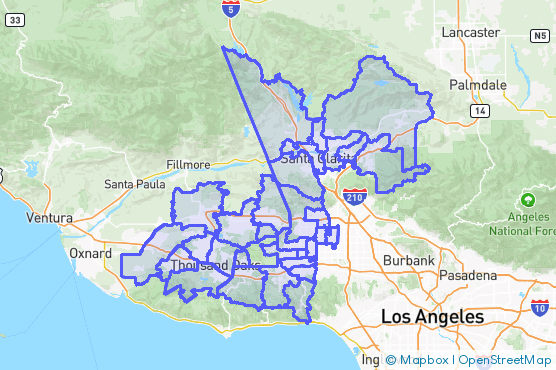 Service Area Map