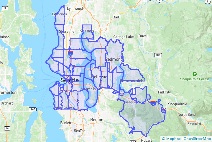 Service Area Map