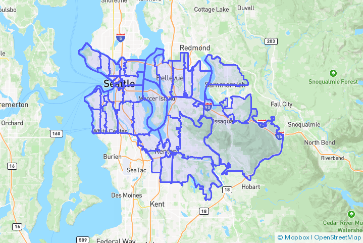 Service Area Map