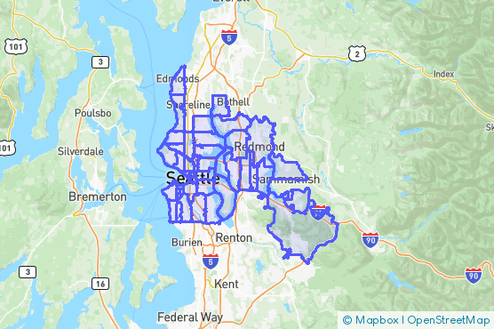 Service Area Map