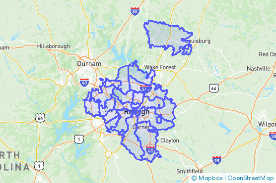 Service Area Map
