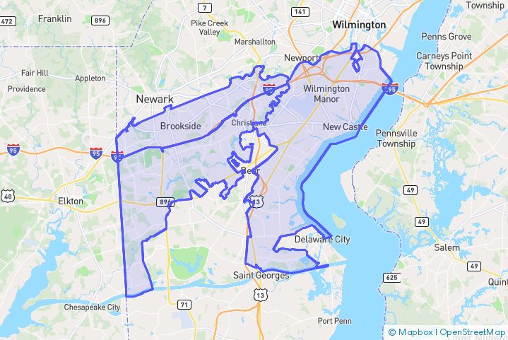 Service Area Map