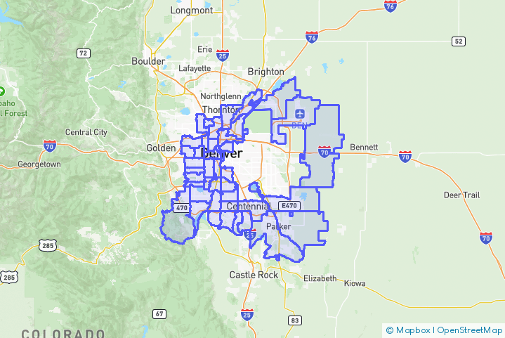Service Area Map