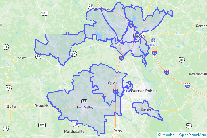 Service Area Map