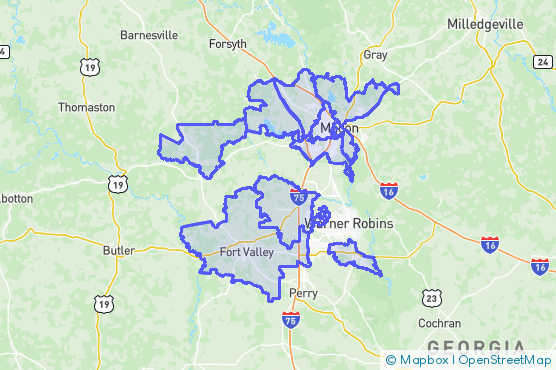 Service Area Map