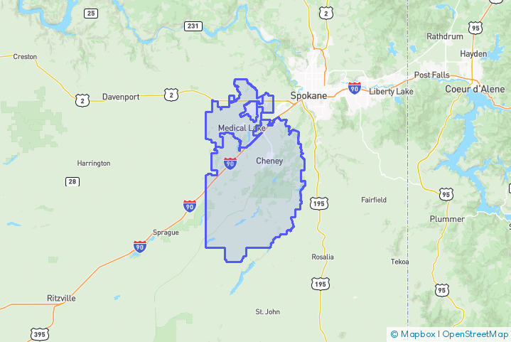 Service Area Map