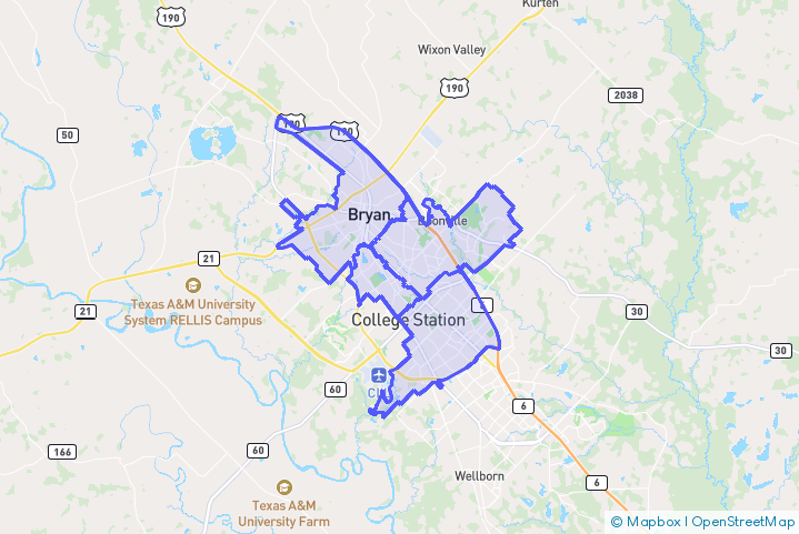 Service Area Map