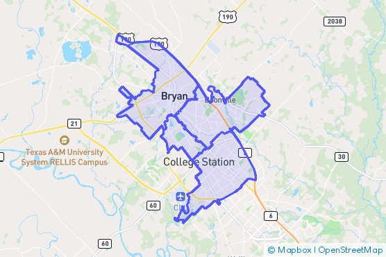 Service Area Map