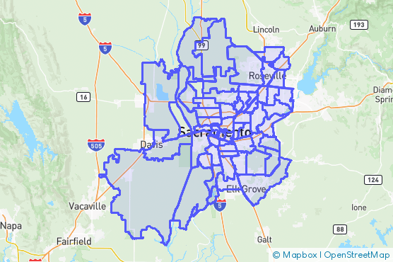 Service Area Map