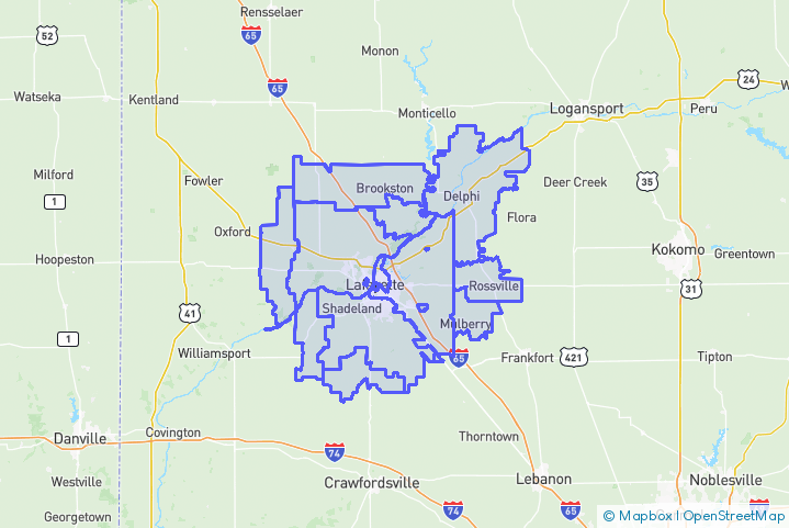 Service Area Map